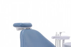 Стоматологическая установка CQ-216 (СО-003М-01) голубой, верхняя подача