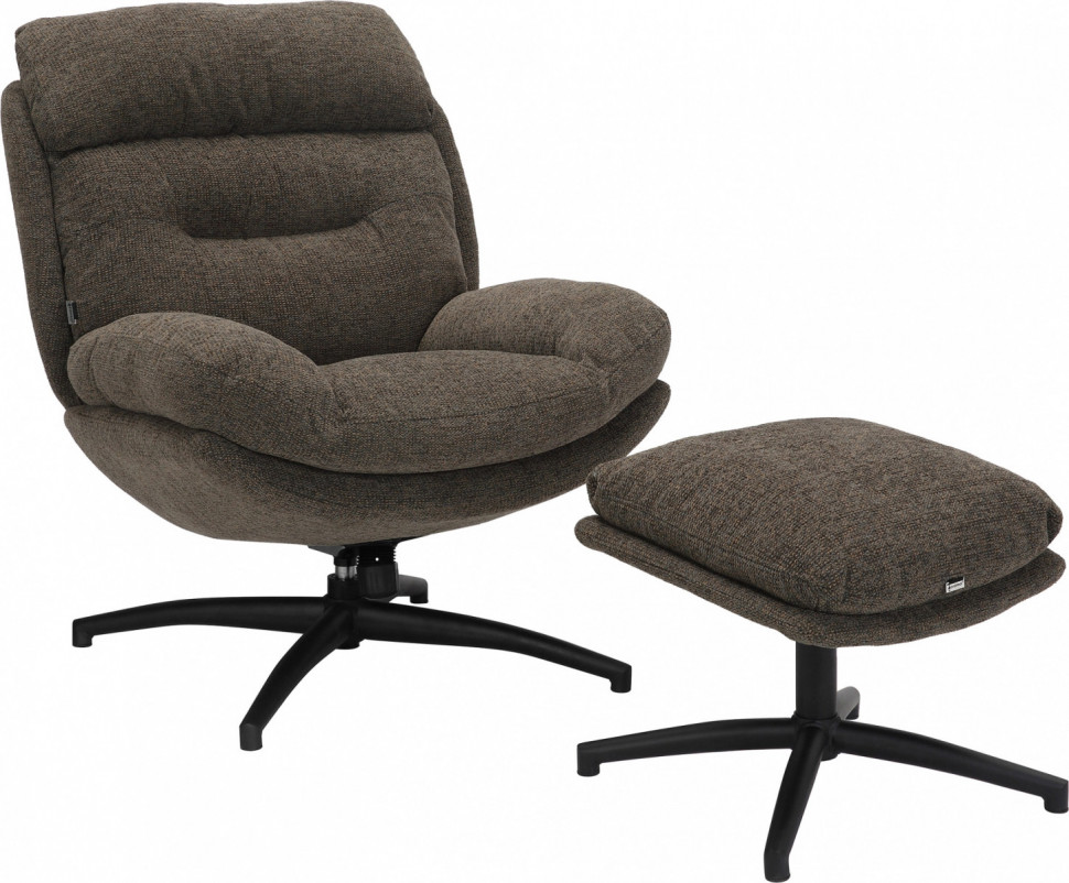 Кресло Everprof Kiwi Ткань Темно-коричневый